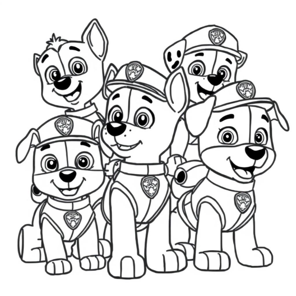 PAW Patrol Coloring Book
