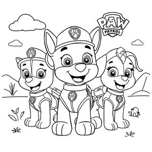 Kolorowanka Psi Patrol