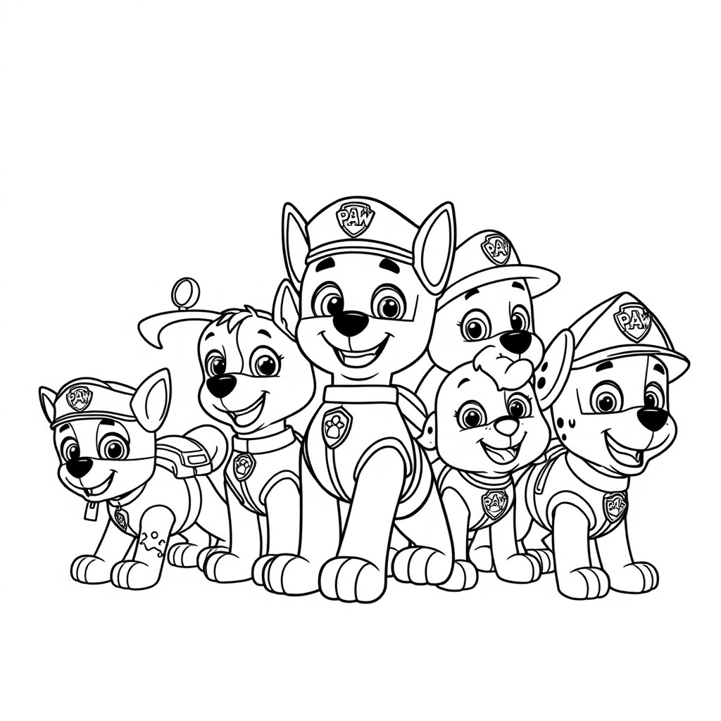 PAW Patrol: Mission Coloring Book