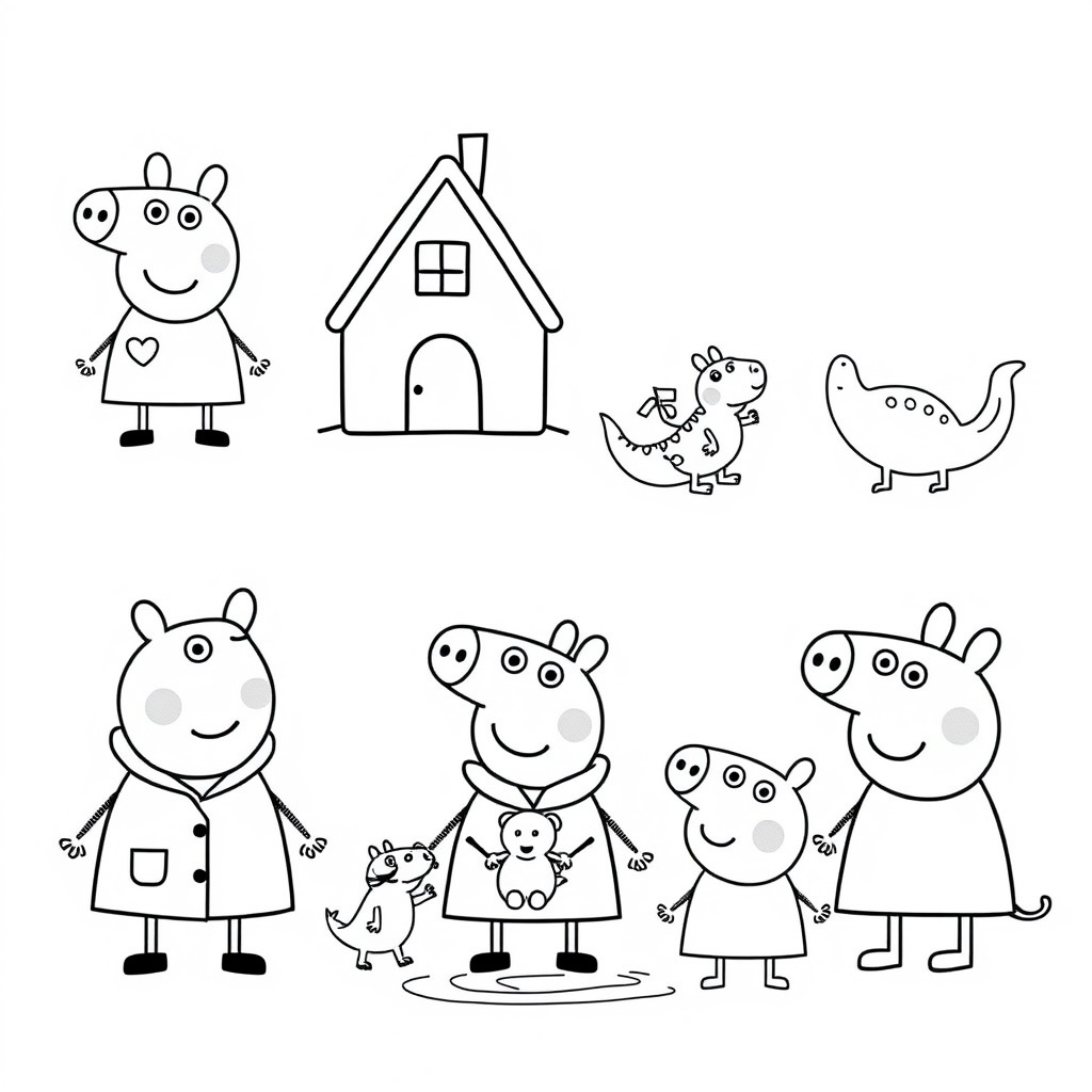 Kolorowanka Peppa Pig