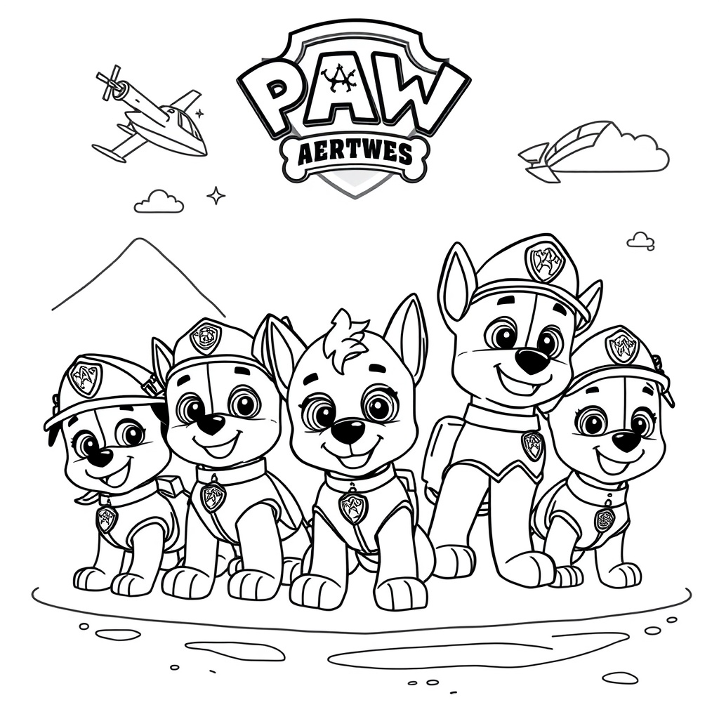 PAW Patrol Coloring Book