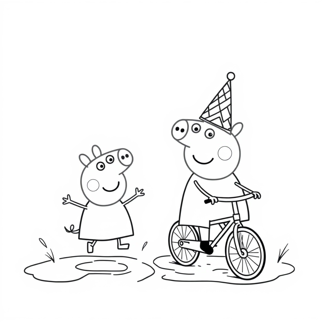 Kolorowanka Peppa Pig