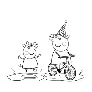 Kolorowanka Peppa Pig