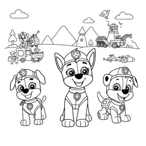 Coloring Book: PAW Patrol