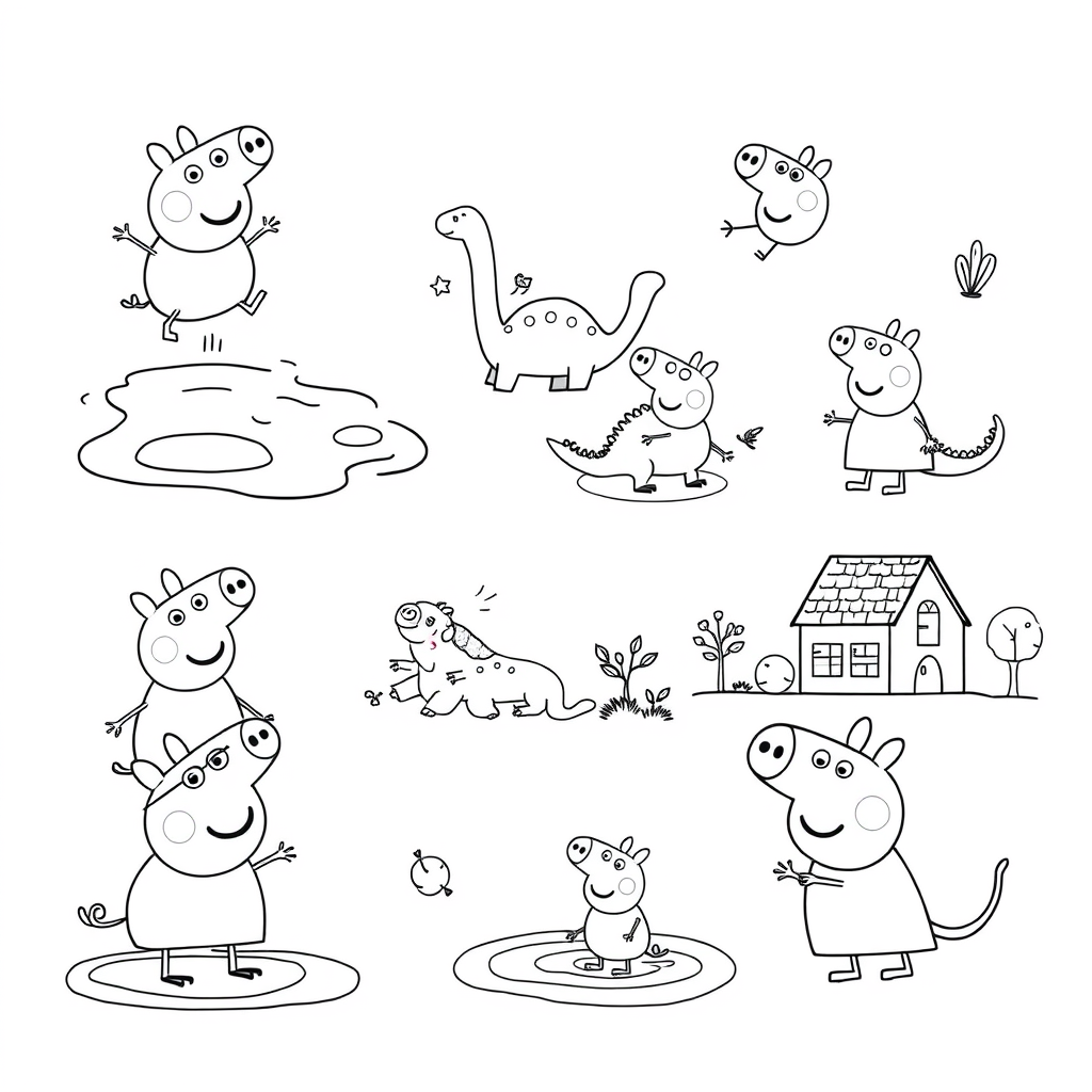 Kolorowanka Peppa Pig