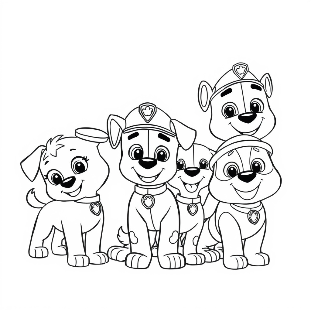Patrulla Canina: Libro de Colorear de Aventuras