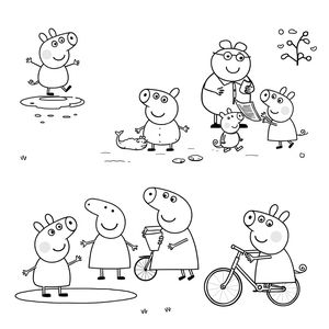 Kolorowanka Peppa Pig