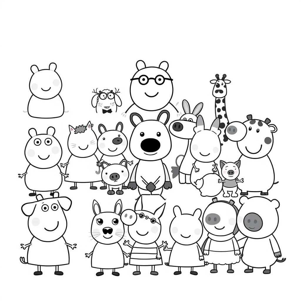 Kolorowanka Peppa Pig