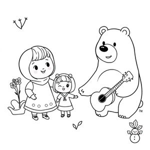 Masza i Niedźwiedź: Kolorowe Przygody