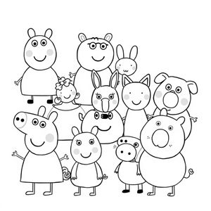 Kolorowanka Peppa Pig