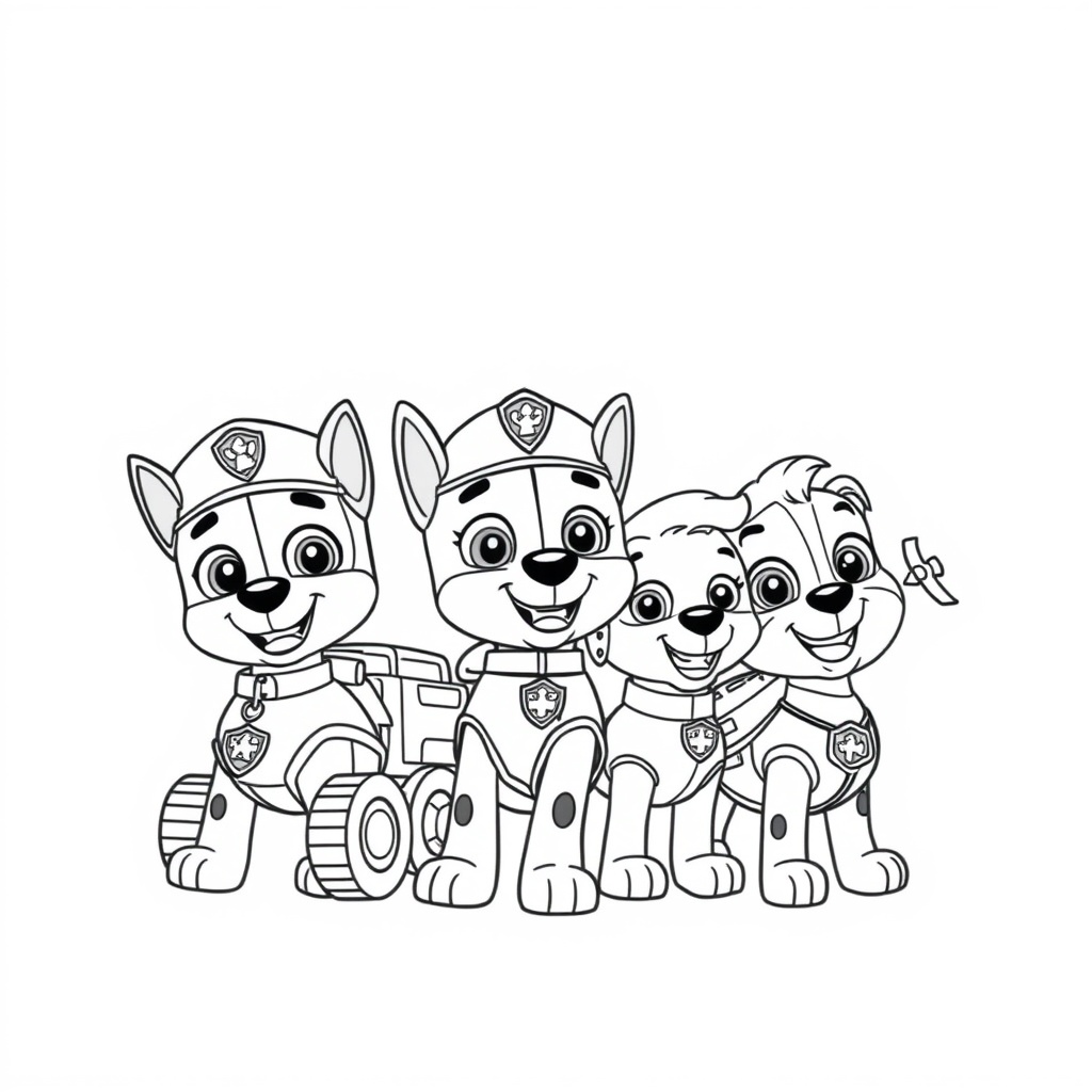 Coloring Book: PAW Patrol