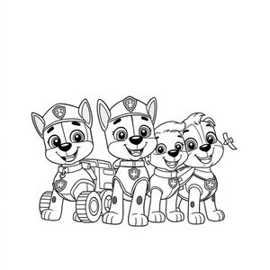 Coloring Book: PAW Patrol