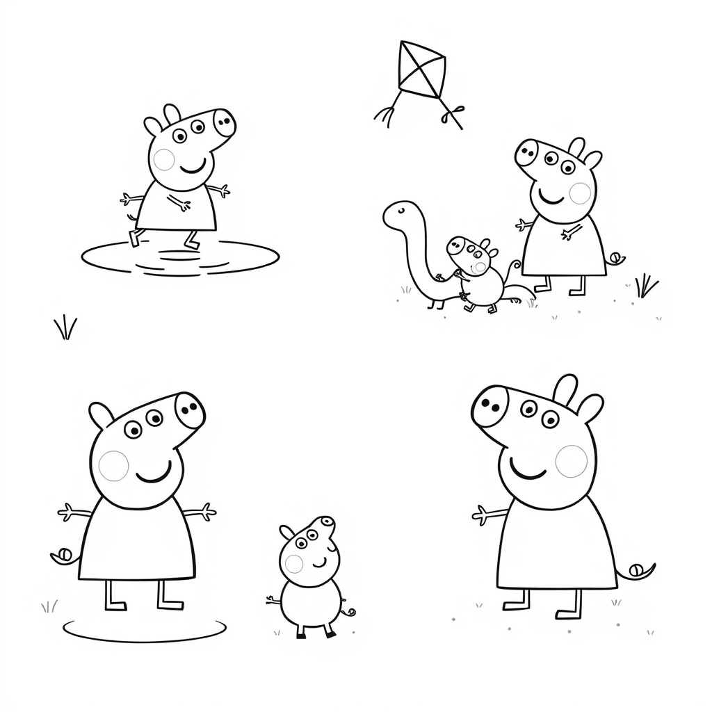 Kolorowanka Peppa Pig