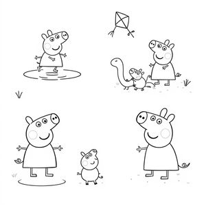 Kolorowanka Peppa Pig