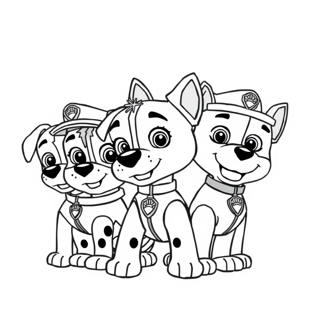 PAW Patrol Coloring Book for Kids