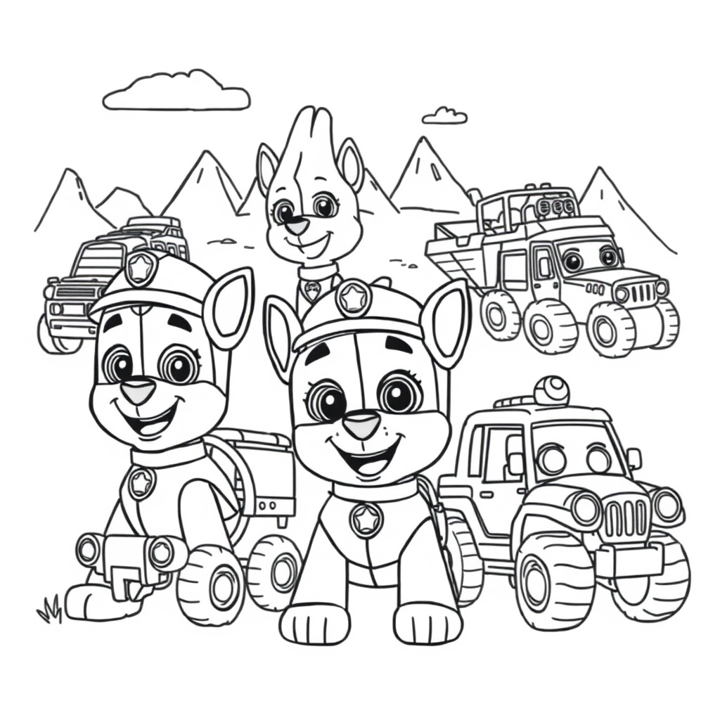 PAW Patrol Coloring Book