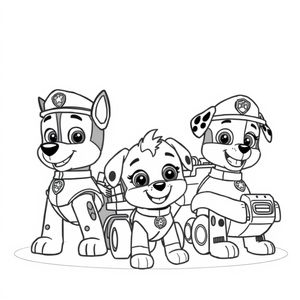 Psi Patrol Kolorowanka