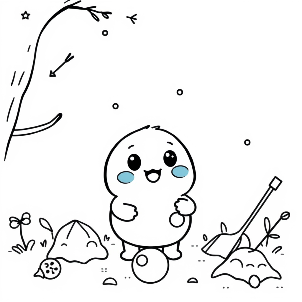 Coloring Book: Bluey and Her Adventures