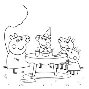 Kolorowanka Peppa Pig