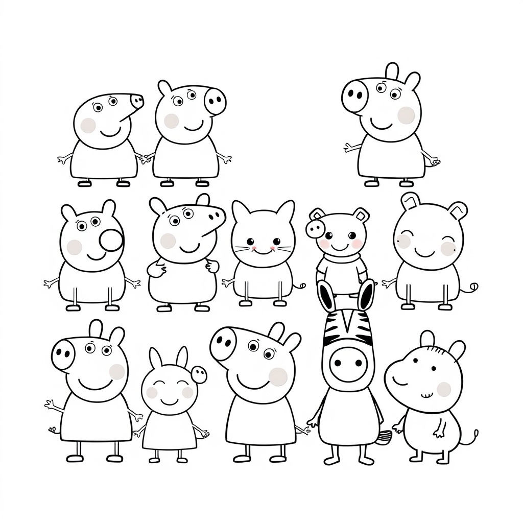 Kolorowanka Peppa Pig