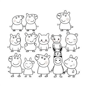 Kolorowanka Peppa Pig