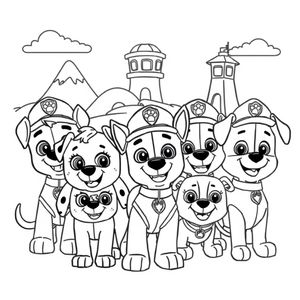PAW Patrol Coloring Book