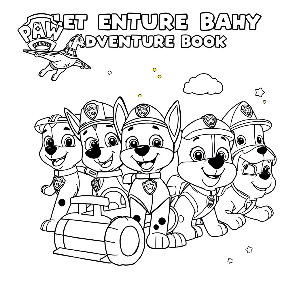 PAW Patrol Coloring Book