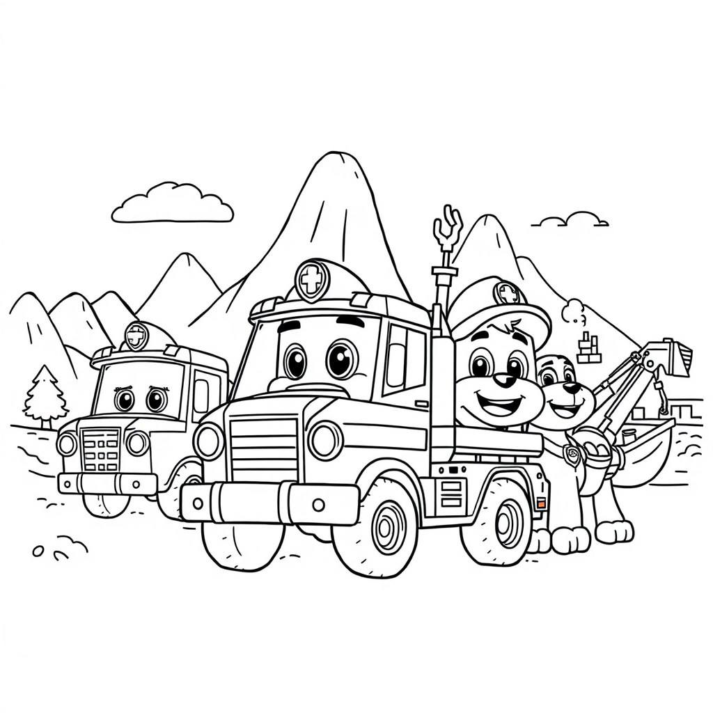 Kolorowanka: Psi Patrol