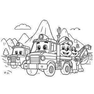 Kolorowanka: Psi Patrol