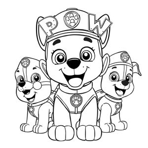 Kolorowanka PAW Patrol: Misje Bohaterów