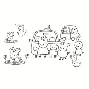 Kolorowanka Peppa Pig