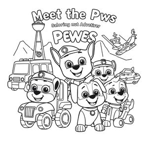 Kolorowanka Psi Patrol