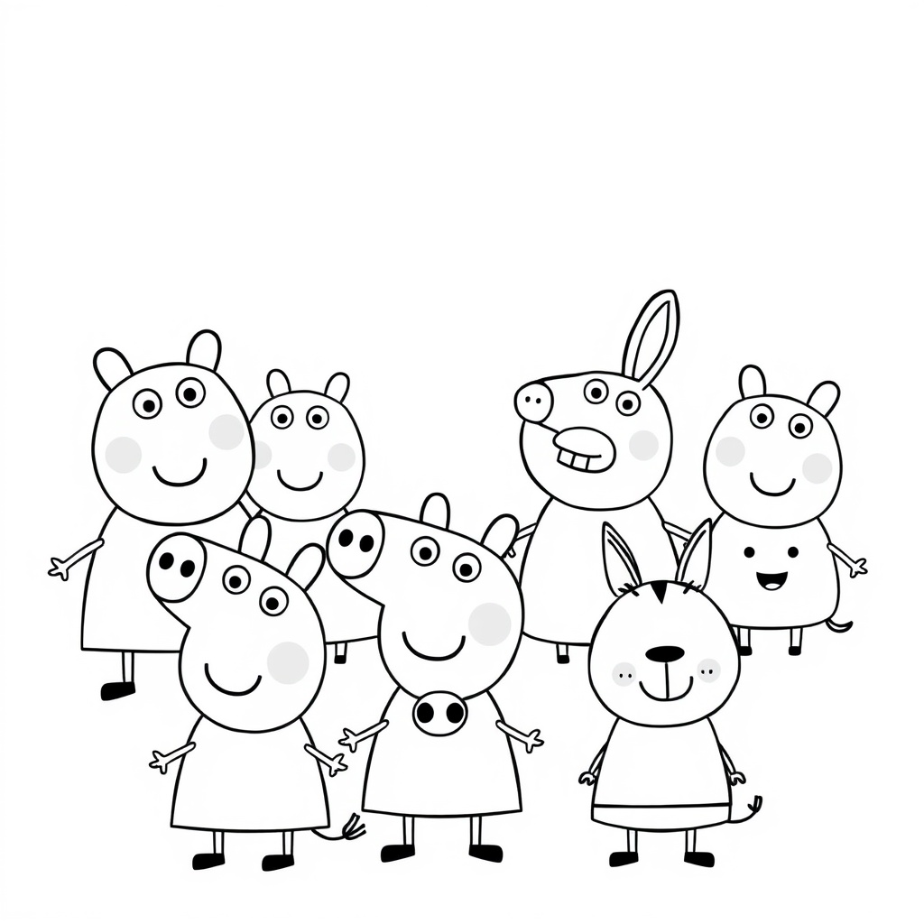 Kolorowanka Peppa Pig