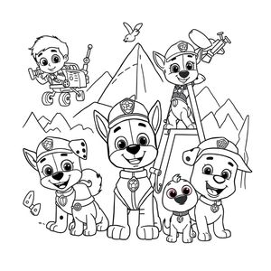Coloring Book: PAW Patrol