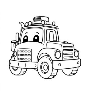 Leo the Truck Coloring Book