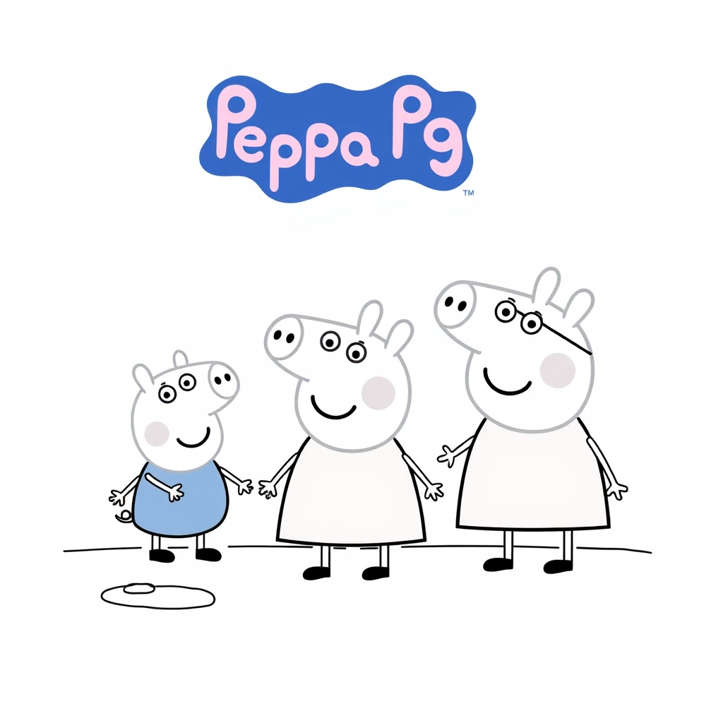 Peppa Pig Kolorowanka