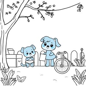 Bluey Coloring Book