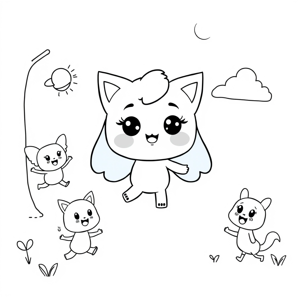 Kolorowanka: Przygody Bluey