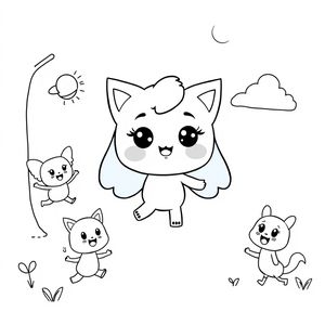 Kolorowanka: Przygody Bluey