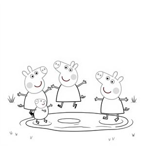 Kolorowanka Peppa Pig