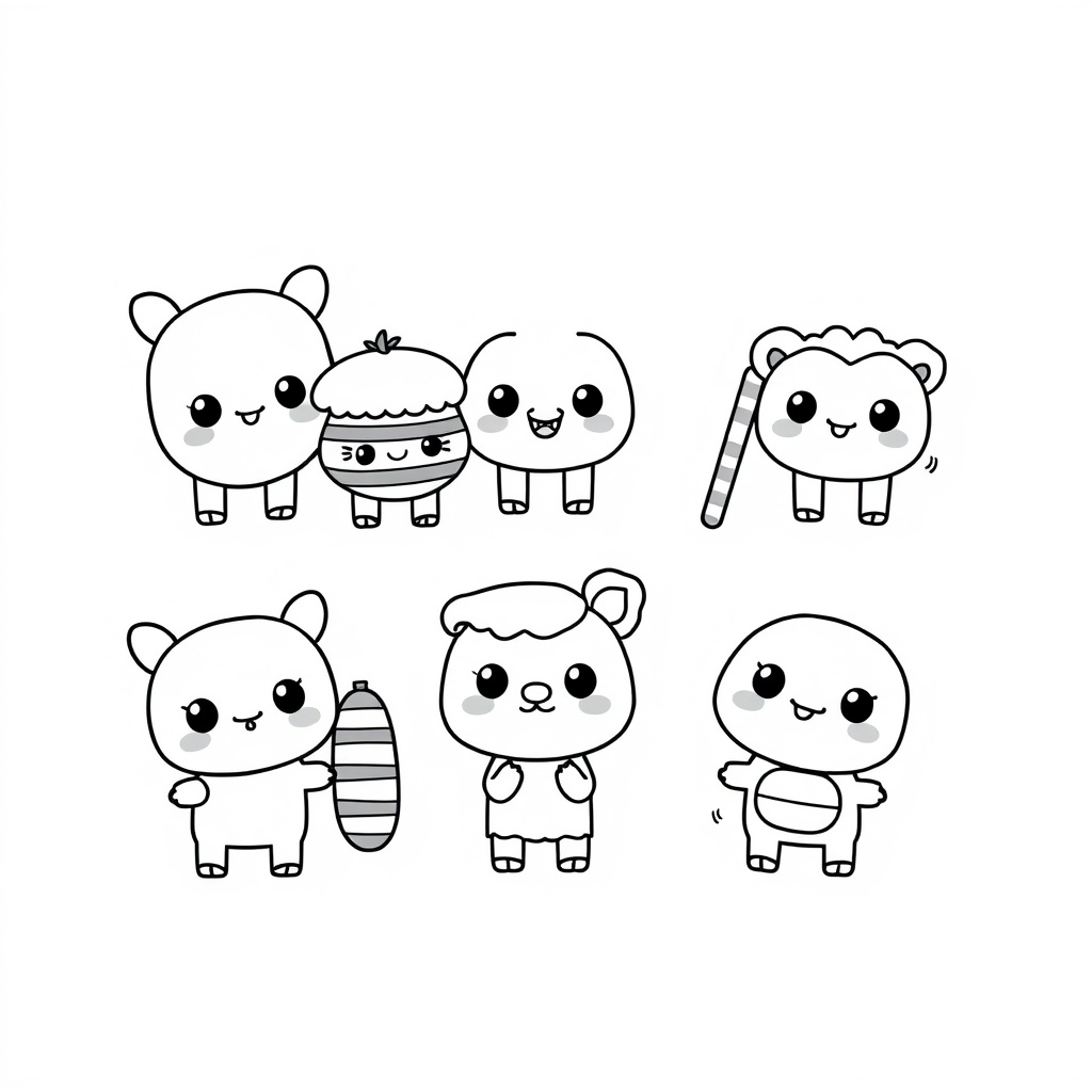 Kolorowanka Bluey: Świat Przyjaźni