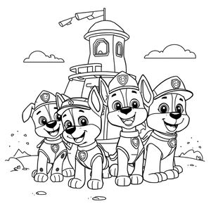 Coloring Book: PAW Patrol