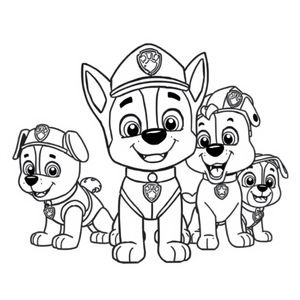 PAW Patrol Coloring Book: Pup Missions