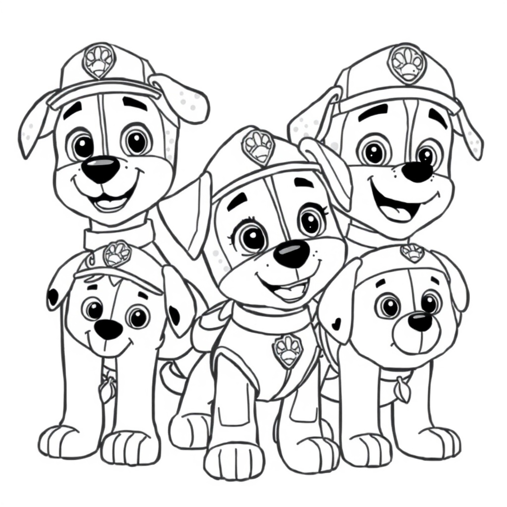 PAW Patrol Coloring Book