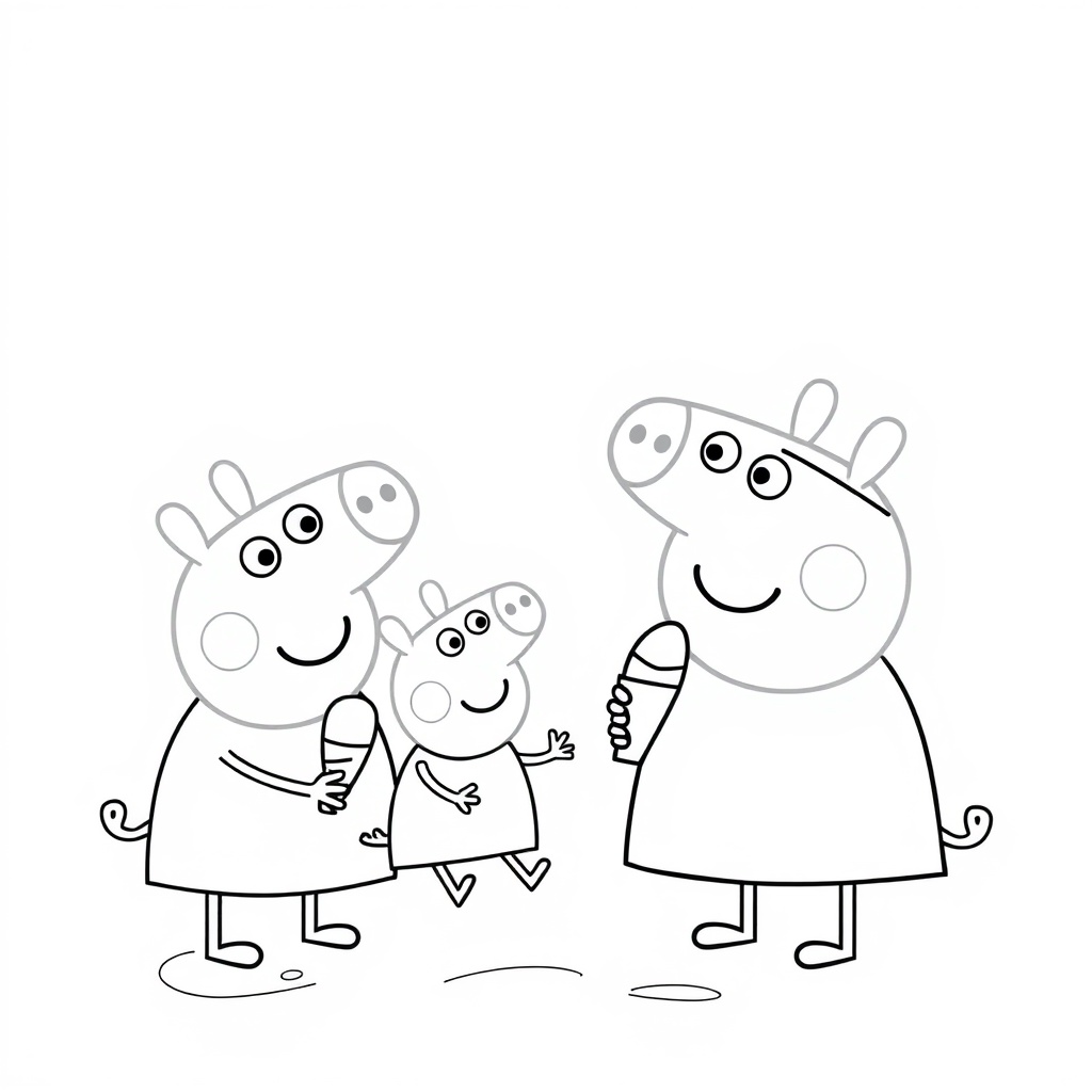 Kolorowanka Peppa Pig