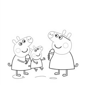 Kolorowanka Peppa Pig