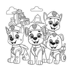 Coloring Book: PAW Patrol