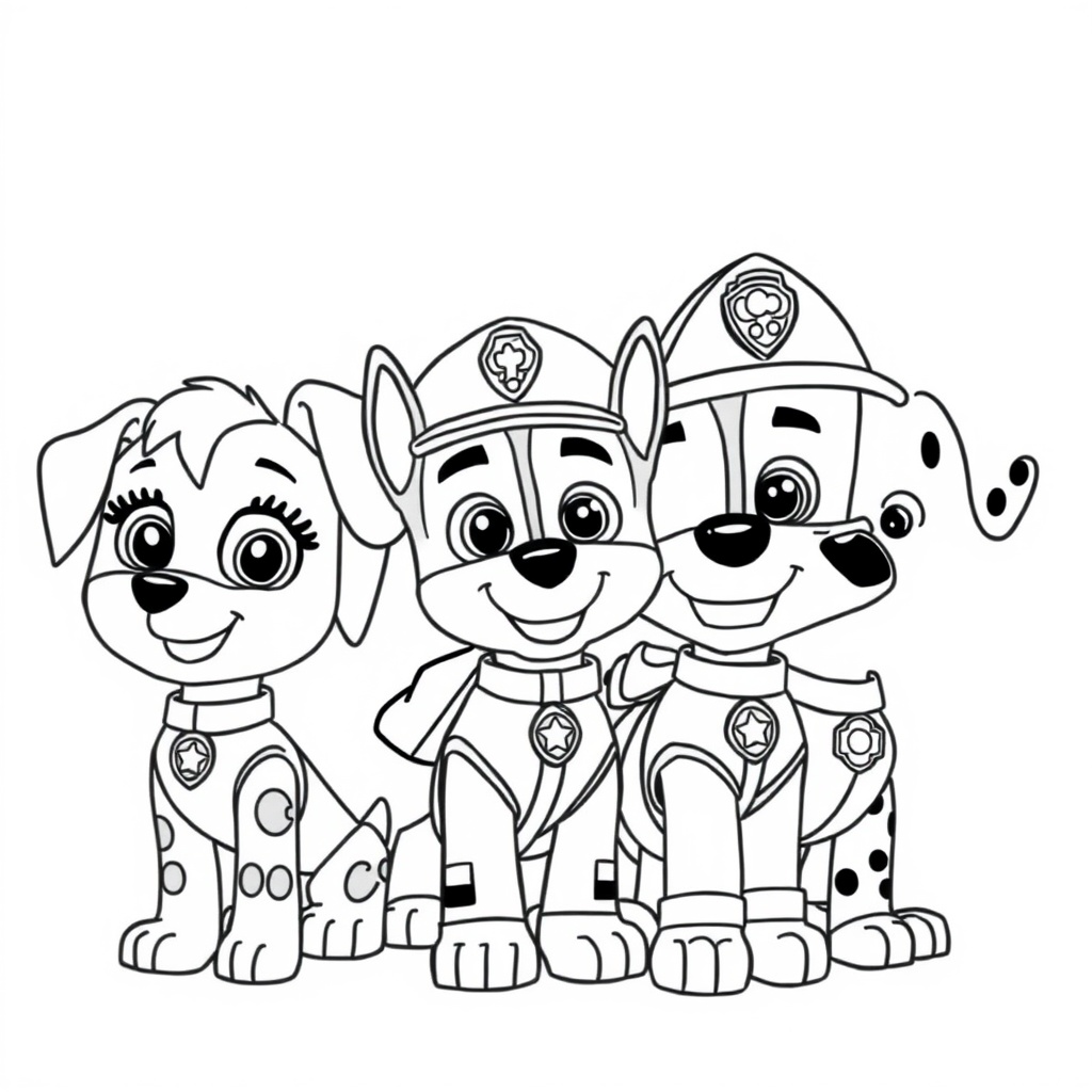 PAW Patrol - Kolorowanka Bohaterów Dzielnicy