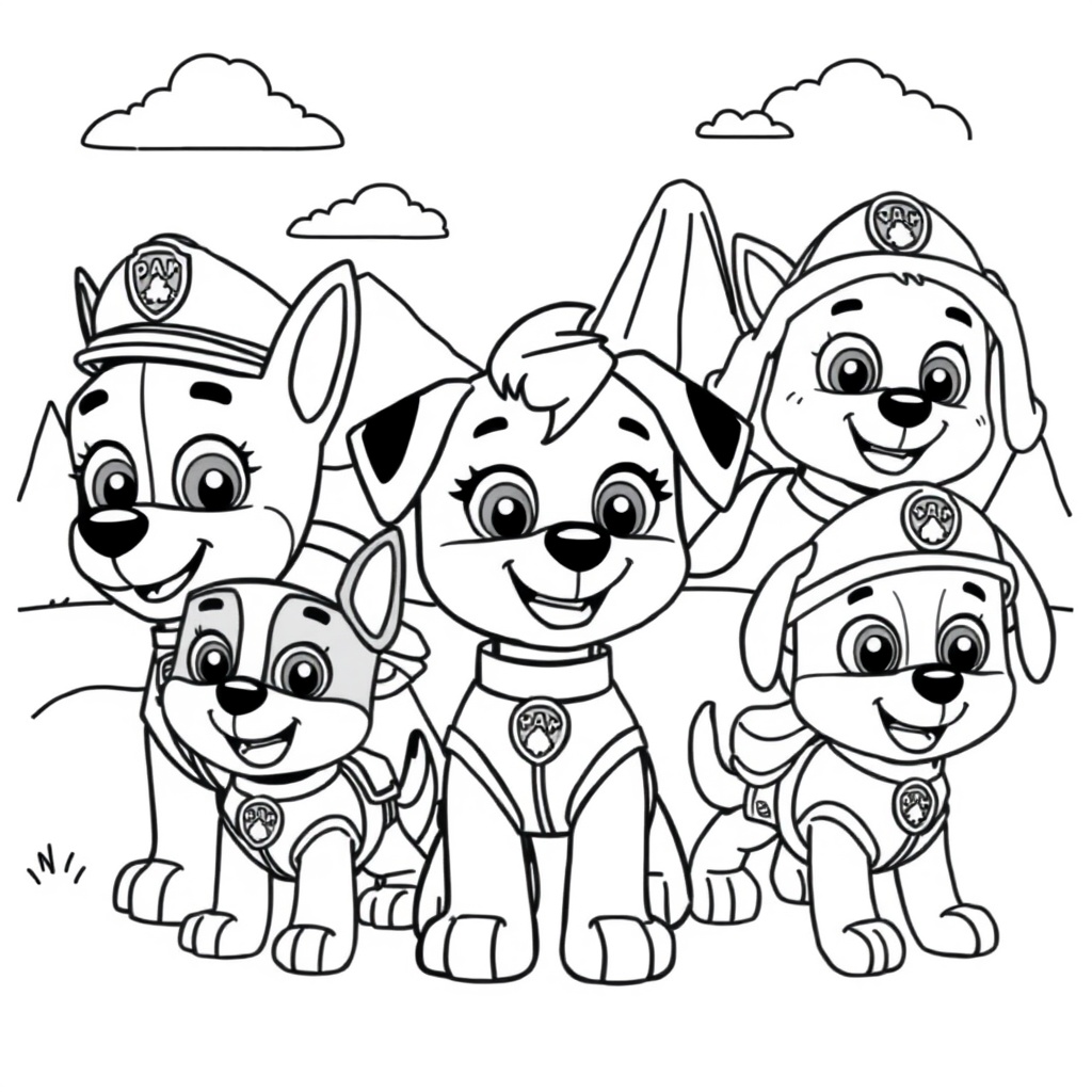 PAW Patrol Coloring Book