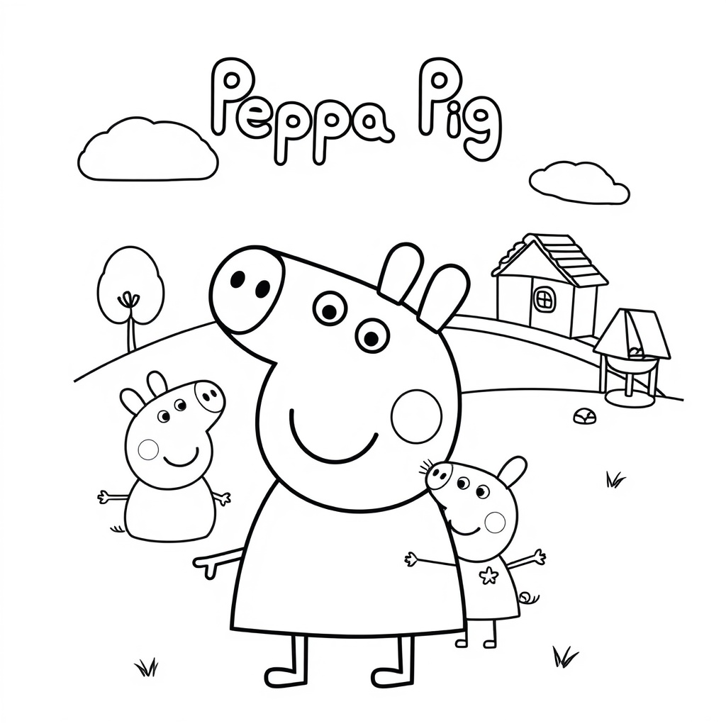 Kolorowanka Peppa Pig: Przygody